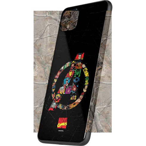 Marvel Classic Comics Avengers Logo Google Pixel 4 XL Skin